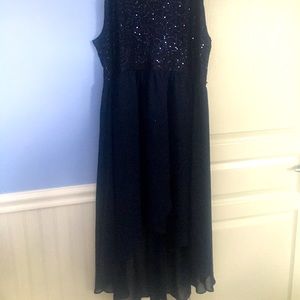 Rickis navy evening sequin dress